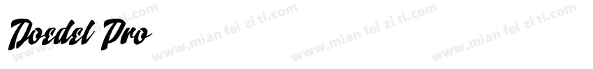Doedel Pro字体转换